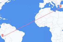 出发地 秘鲁出发地 阿亚库乔目的地 土耳其达拉曼的航班