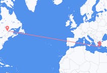 Flights from Saguenay to Santorini