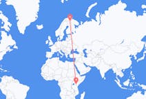Flights from Nairobi, Kenya to Ivalo, Finland