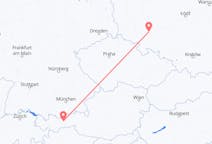 Flyreiser fra Innsbruck, Østerrike til Wrocław, Polen