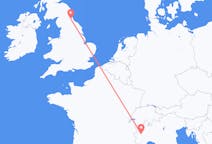Flights from Durham, England, the United Kingdom to Turin, Italy
