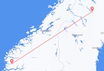 Fly fra Førde i Sunnfjord til Vilhelmina