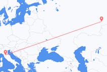 Vols depuis la ville de Tcheliabinsk vers la ville de Florence