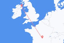 Flights from Clermont-Ferrand, France to Belfast, Northern Ireland