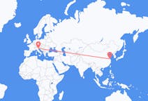 Flyreiser fra Yancheng, Kina til Venezia, Italia