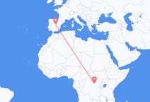 Flights from Kisangani to Madrid