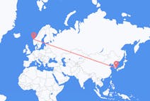 Flights from Busan, South Korea to Ålesund, Norway
