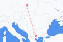 Flights from Thessaloniki in Greece to Katowice in Poland