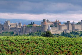 Dags tur til Carcassonne Cite Medievale og Comtale Castle Tour fra Toulouse