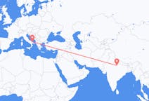 Flyrejser fra Kanpur, Indien til Bari, Italien