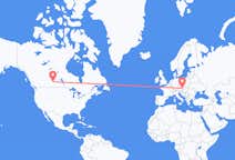 Flyreiser fra Saskatoon, Canada til Vienna, Østerrike