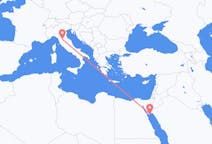 Flyg från Sharm El Sheikh, Egypten till Florens, Italien