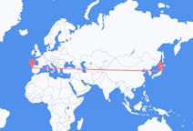Flyreiser fra Yamagata, Japan til Porto, Portugal