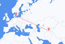 Loty z Duszanbe, Tadżykistan do Malmö, Szwecja