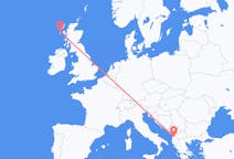 Flights from Benbecula, the United Kingdom to Tirana, Albania