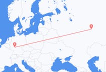 Vluchten van Kazan, Rusland naar Frankfurt, Duitsland