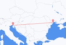 Flights from Odessa, Ukraine to Trieste, Italy