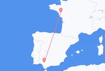 Flights from Nantes in France to Seville in Spain