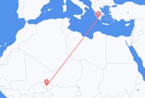 Flights from Niamey to Kalamata