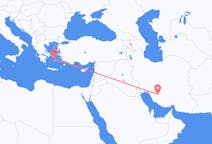 Flyreiser fra Shiraz, Iran til Mykonos, Hellas