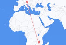 Flyreiser fra Tete, Mosambik til Trieste, Italia