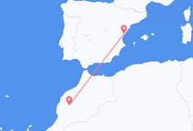 Vluchten van Marrakesh naar Castellón de la Plana