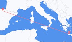 Flights from Vitoria-Gasteiz in Spain to Chania in Greece