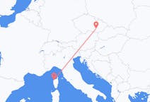 Vols depuis la ville de Brno vers la ville de Calvi (Haute-Corse)
