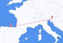 Flights from Santander to Ljubljana