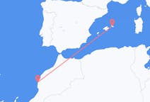 Vluchten van Essaouira, Marokko naar Mahon, Spanje