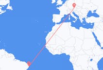 Flyreiser fra Recife, Brasil til Linz, Østerrike