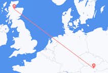 Flyg från Inverness, Skottland till Vienna, Österrike