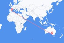 Flyreiser fra Mount Gambier, Australia til Alicante, Spania