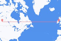加拿大出发地 劳埃德明斯特飞往加拿大目的地 都柏林的航班