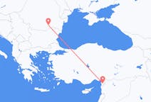 Flyreiser fra Hatay-provinsen, Tyrkia til București, Romania