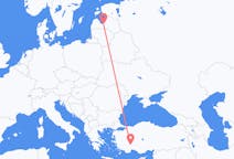 Flights from Riga, Latvia to Isparta, Turkey