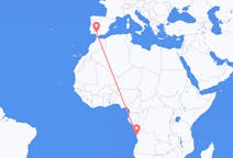 Flyg från Luanda till Sevilla