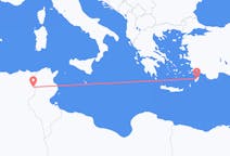 Flyreiser fra Tebessa, Algerie til Rhodes, Hellas