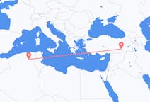 Flyreiser fra Biskra, Algerie til Diyarbakir, Tyrkia