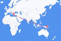 Flyreiser fra Port Moresby, Papua Ny-Guinea til Iraklio, Hellas