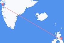 出发地 格陵兰出发地 阿西亚特前往英格兰的Durham的航班
