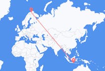 Flights from Denpasar, Indonesia to Lakselv, Norway