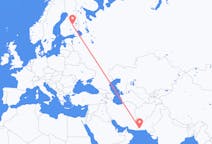 Flyreiser fra Turbat, Pakistan til Kuopio, Finland