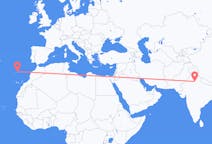Flights from New Delhi, India to Vila Baleira, Portugal