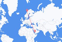 Flights from Jizan, Saudi Arabia to Bodø, Norway