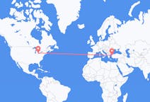 Flights from Windsor, Canada to Edremit, Turkey