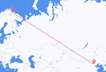 Flyreiser fra Beijing, Kina til Kirkenes, Norge