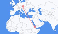 Flüge von Semera, Äthiopien nach Heviz, Ungarn