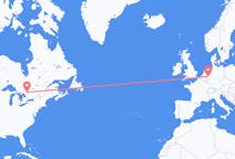 Flyreiser fra North Bay, Canada til Duesseldorf, Tyskland