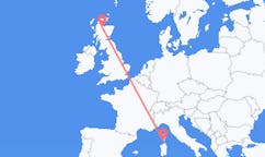 Flyreiser fra Figari, til Inverness